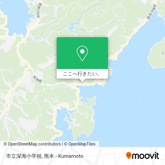 市立深海小学校地図