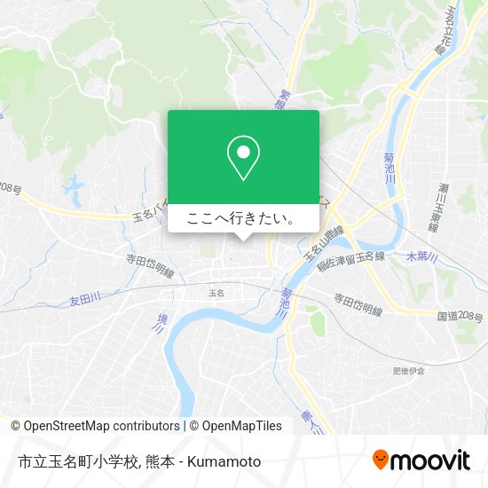 市立玉名町小学校地図