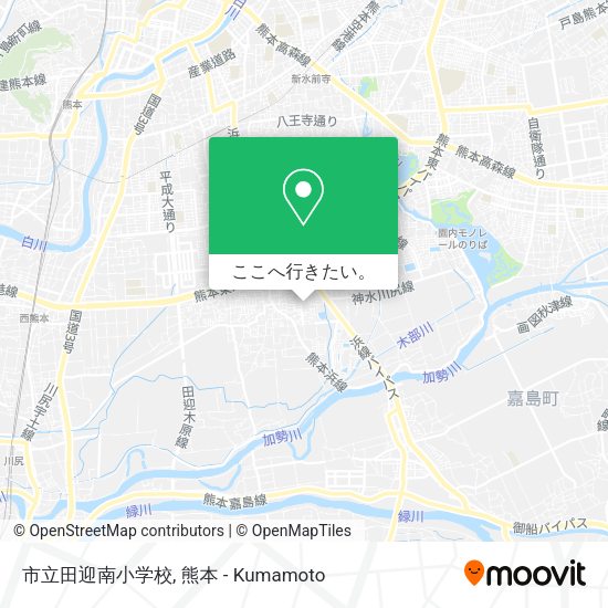 市立田迎南小学校地図