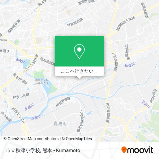 市立秋津小学校地図