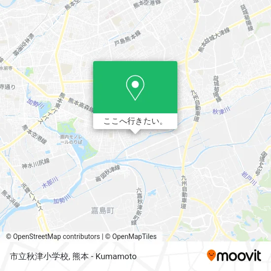 市立秋津小学校地図