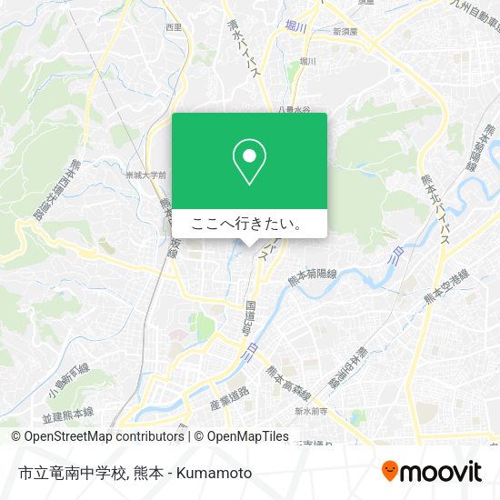 市立竜南中学校地図