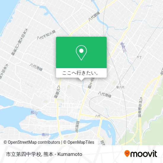 市立第四中学校地図