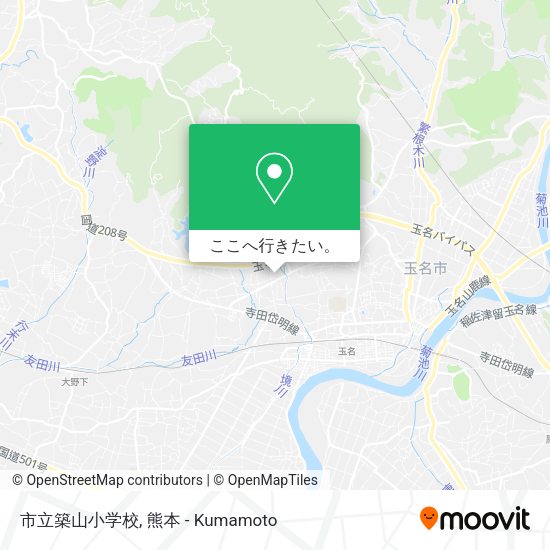 市立築山小学校地図