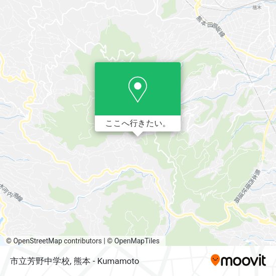 市立芳野中学校地図