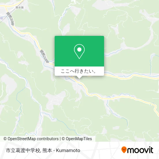 市立葛渡中学校地図