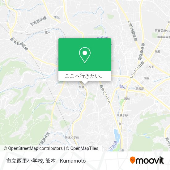 市立西里小学校地図