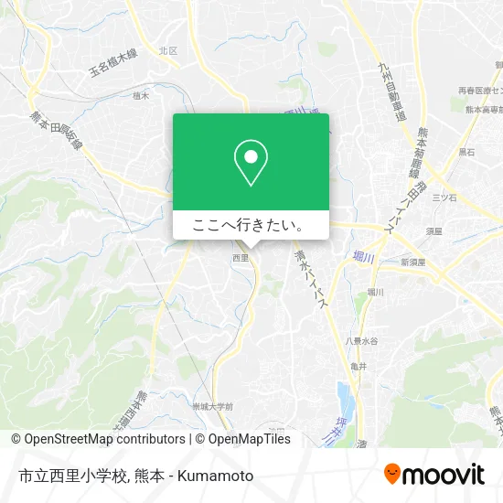 市立西里小学校地図