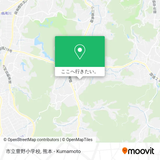 市立豊野小学校地図