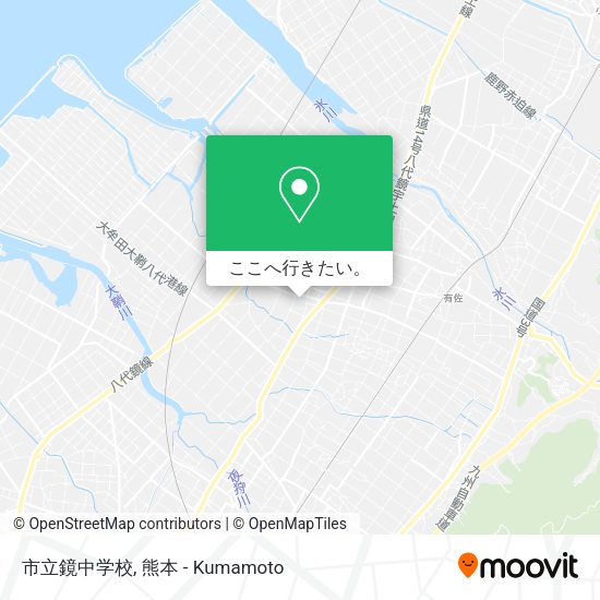 市立鏡中学校地図