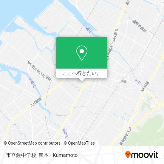 市立鏡中学校地図
