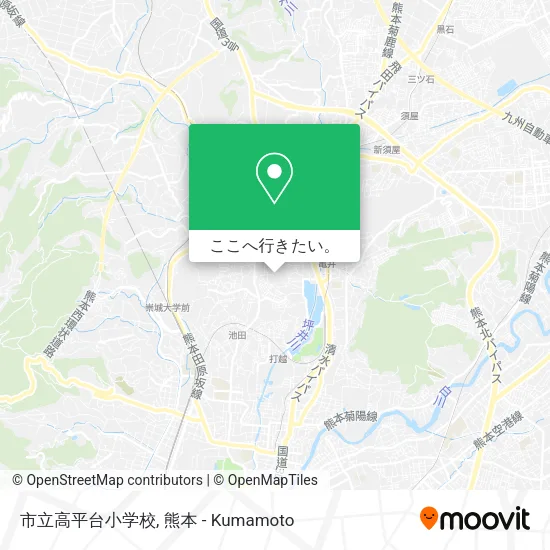 市立高平台小学校地図