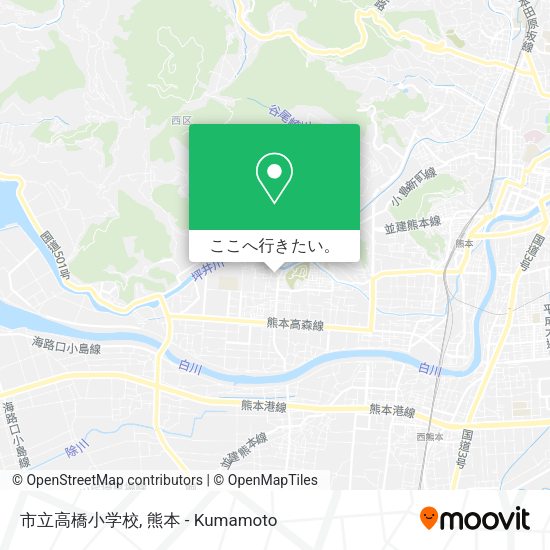 市立高橋小学校地図
