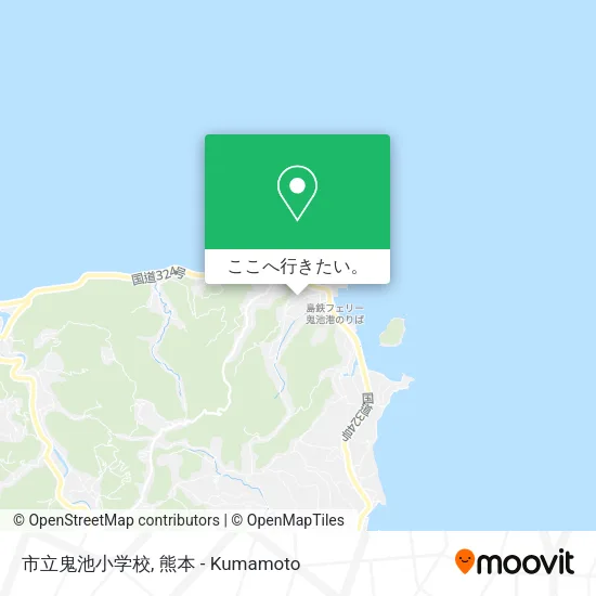 市立鬼池小学校地図