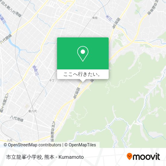 市立龍峯小学校地図