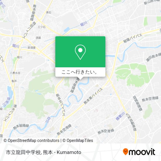 市立龍田中学校地図