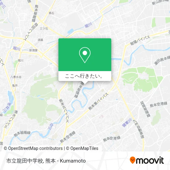 市立龍田中学校地図