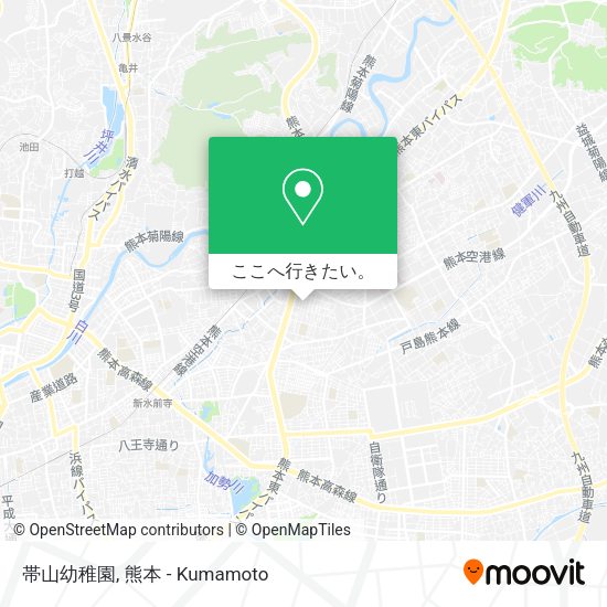 帯山幼稚園地図