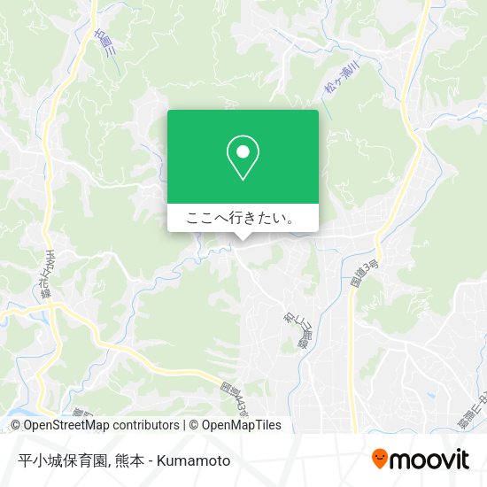 平小城保育園地図