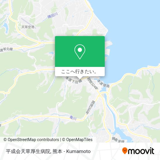 平成会天草厚生病院地図