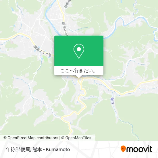 年祢郵便局地図