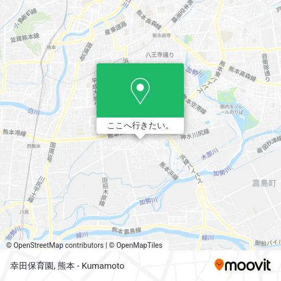 幸田保育園地図