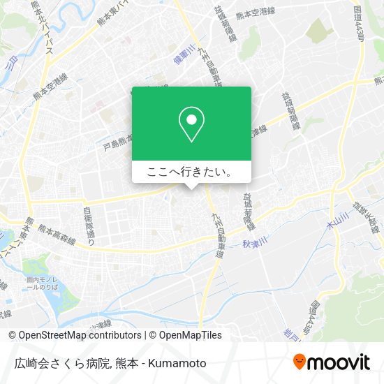 広崎会さくら病院地図