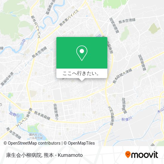 康生会小柳病院地図