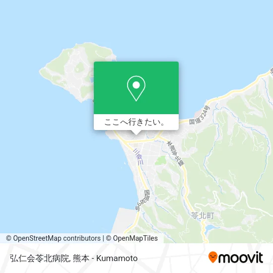 弘仁会苓北病院地図