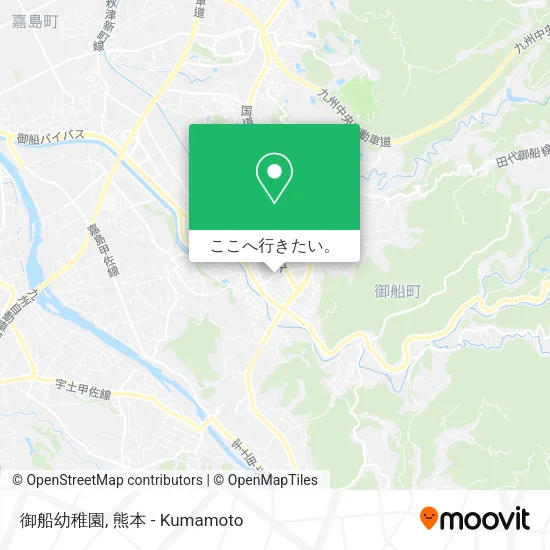 御船幼稚園地図