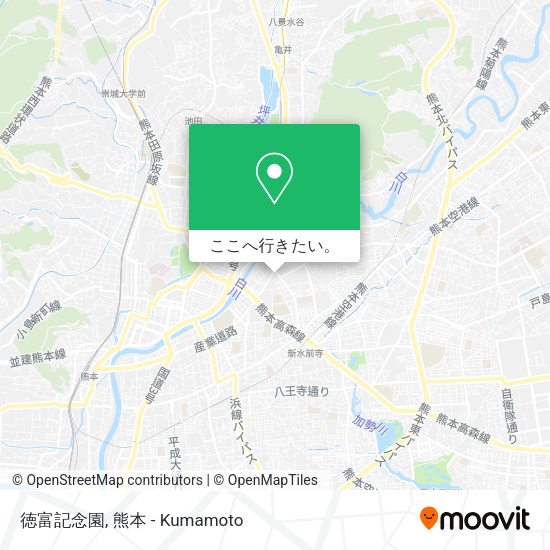 徳富記念園地図