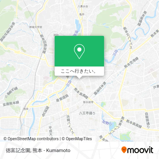 徳富記念園地図
