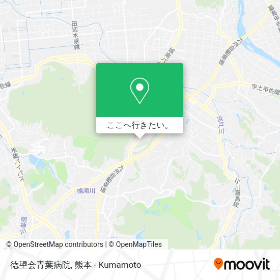 徳望会青葉病院地図