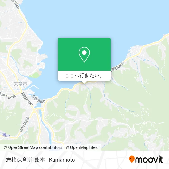 志柿保育所地図