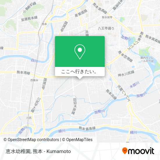 恵水幼稚園地図