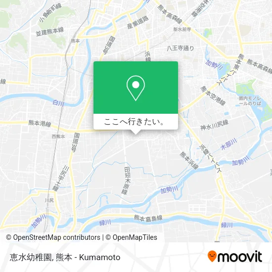 恵水幼稚園地図