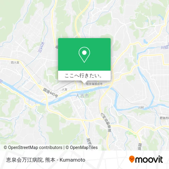 恵泉会万江病院地図