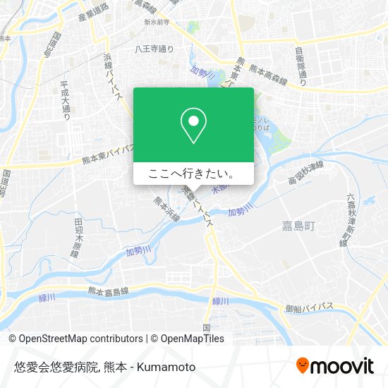 悠愛会悠愛病院地図
