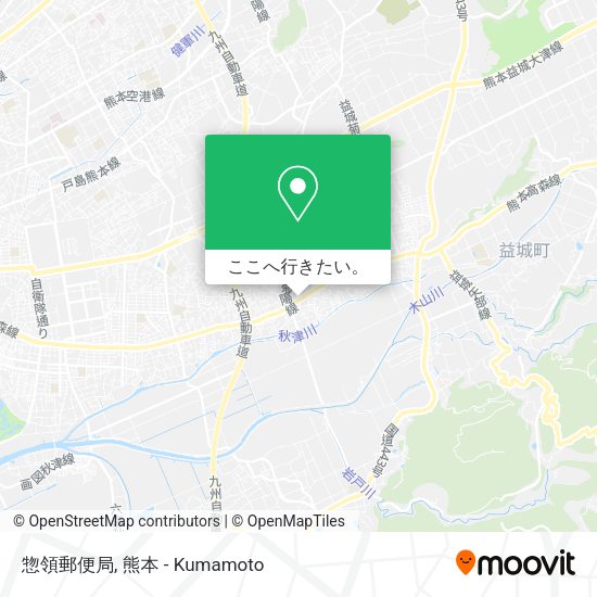 惣領郵便局地図
