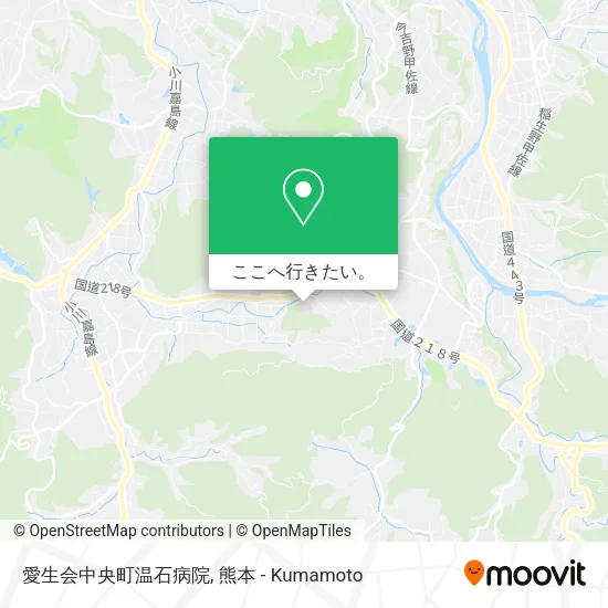 愛生会中央町温石病院地図