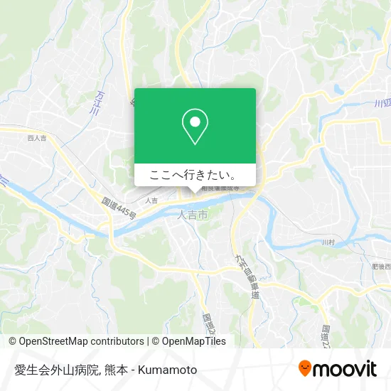 愛生会外山病院地図