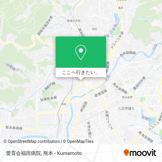 愛育会福田病院地図