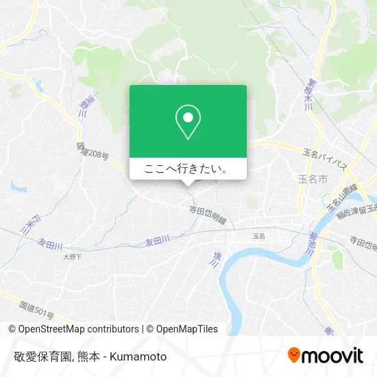 敬愛保育園地図
