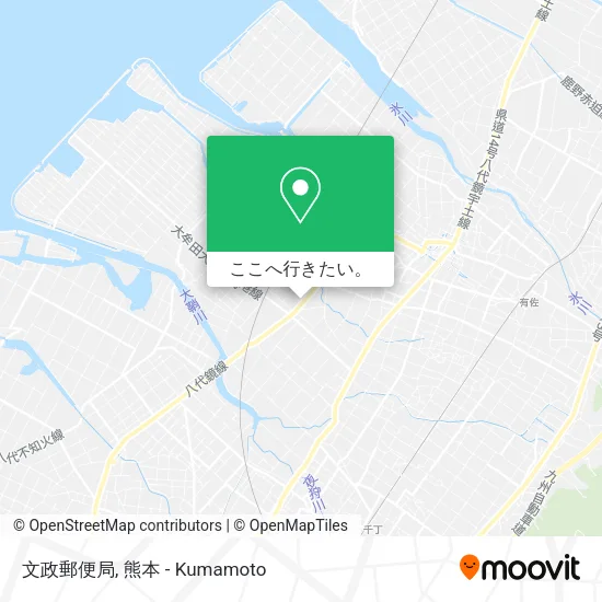 文政郵便局地図