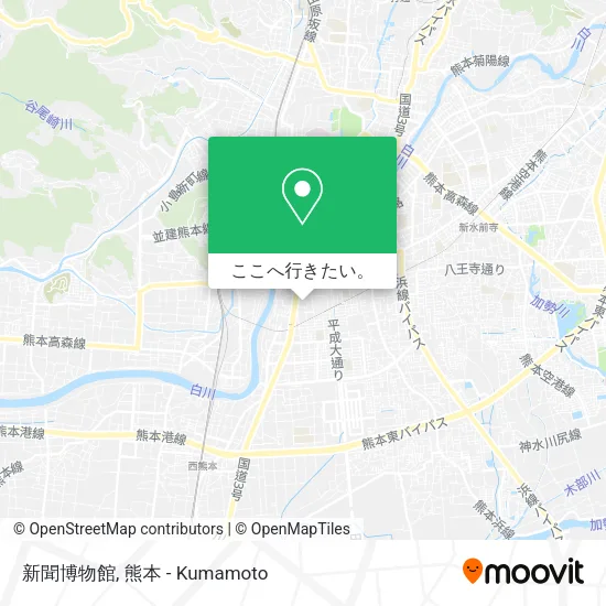 新聞博物館地図