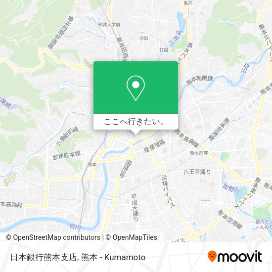 日本銀行熊本支店地図