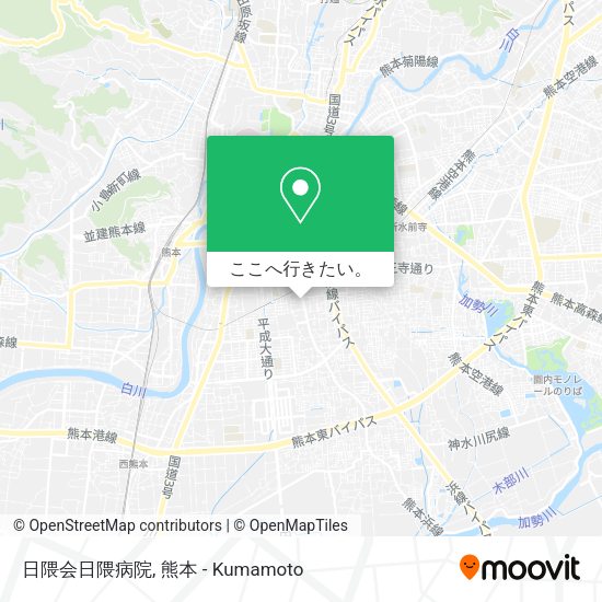 日隈会日隈病院地図