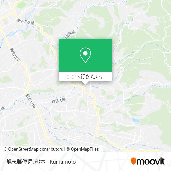 旭志郵便局地図