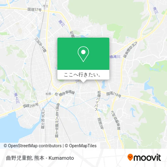曲野児童館地図
