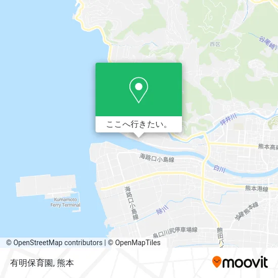 有明保育園地図